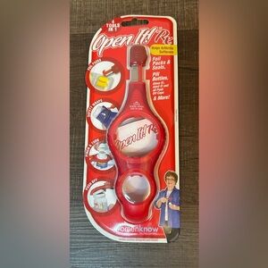 Open It! Rx 4-in-1 Jar and Bottle Opener for Arthritis Sufferers New Sealed